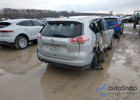 2015 Nissan Rogue S из США, поврежденный, VIN KNMAT2MV5FP546998